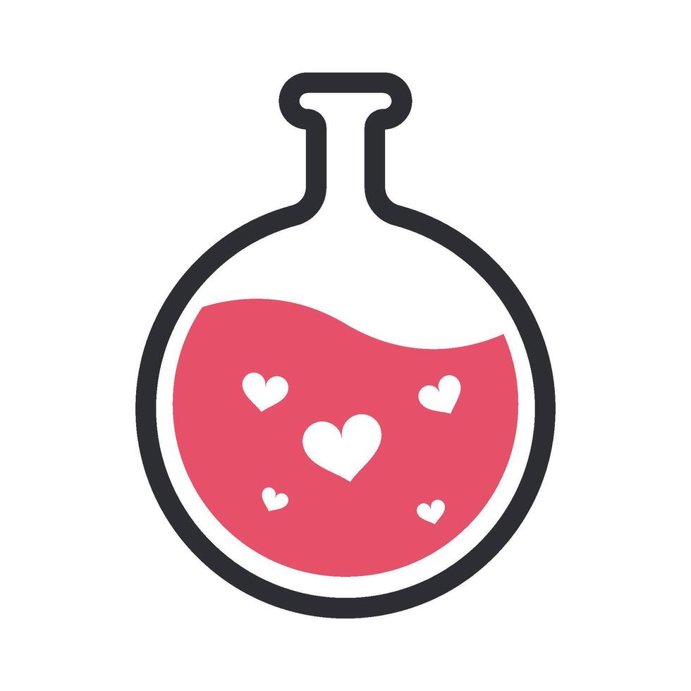 Love Potion for Valentine Celebration vector