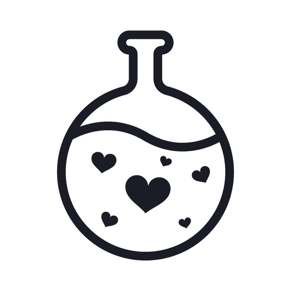 Love Potion for Valentine Celebration vector