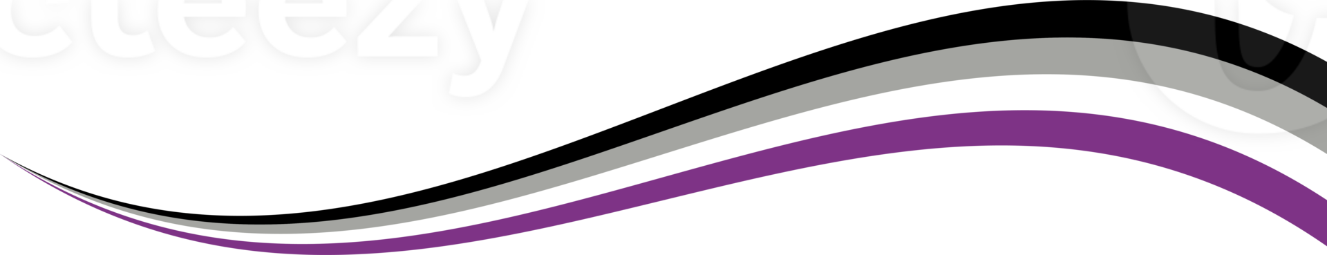 Black, gray, white and purple colored background, as the colors of the asexual flag. LGBTQI concept. Flat design illustration. png