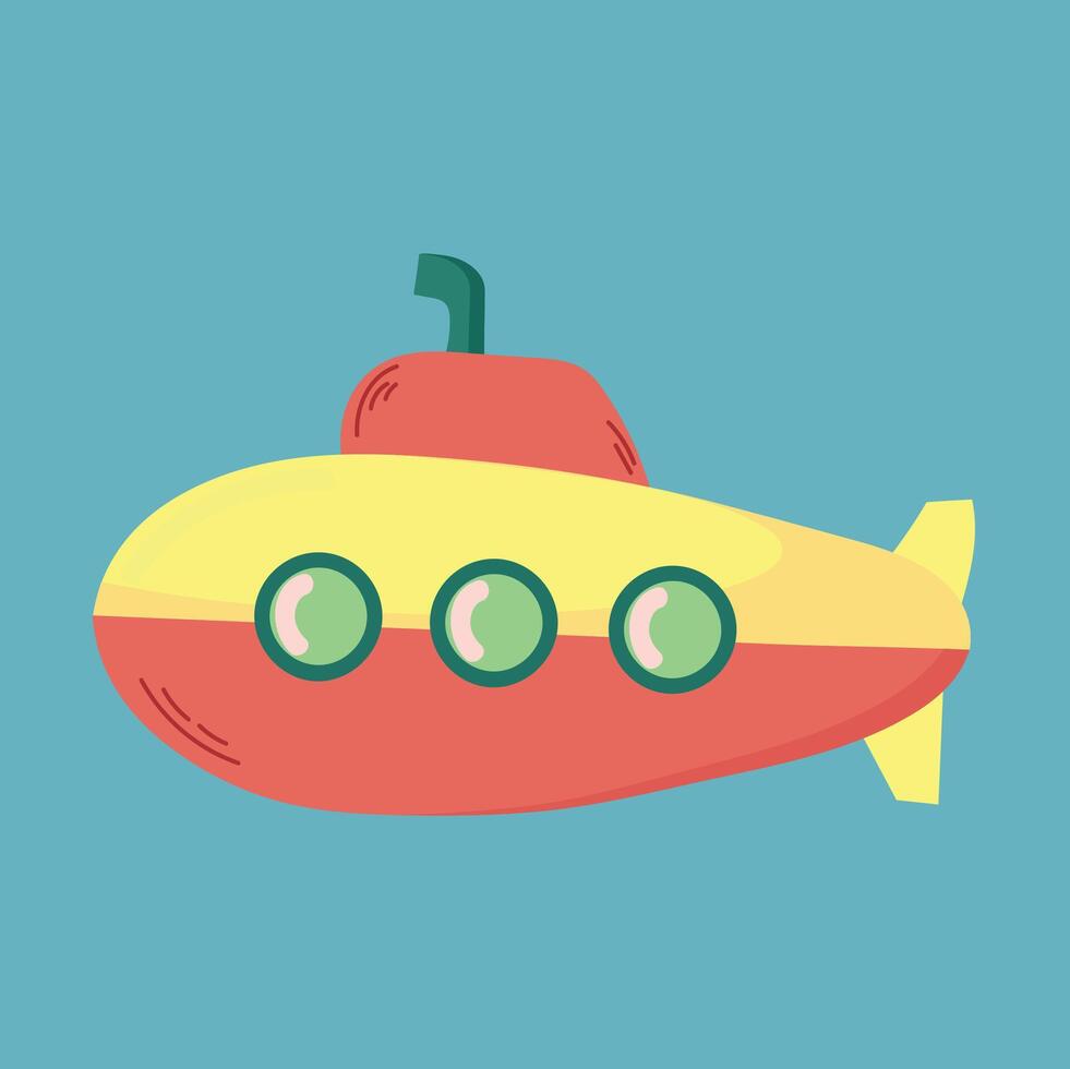 submarino icono clipart avatar logotipo aislado vector ilustración