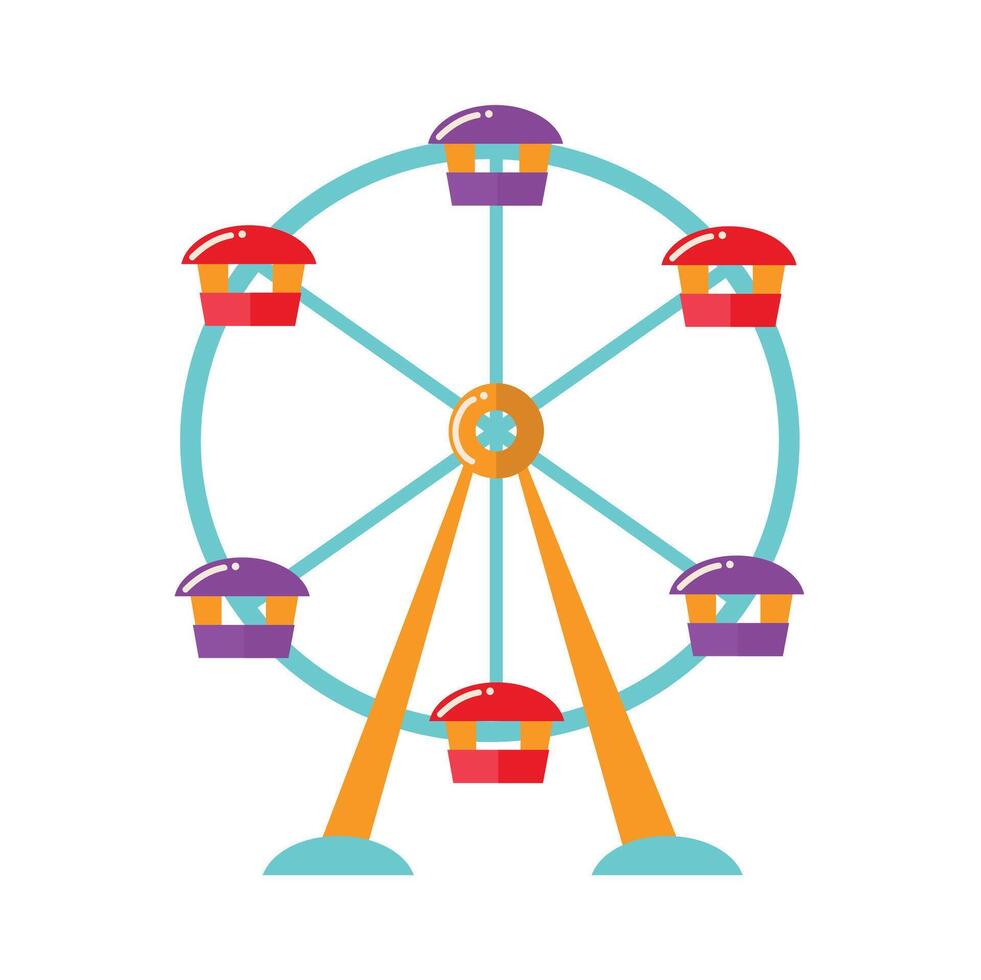 ferris rueda icono clipart avatar logotipo aislado vector ilustración