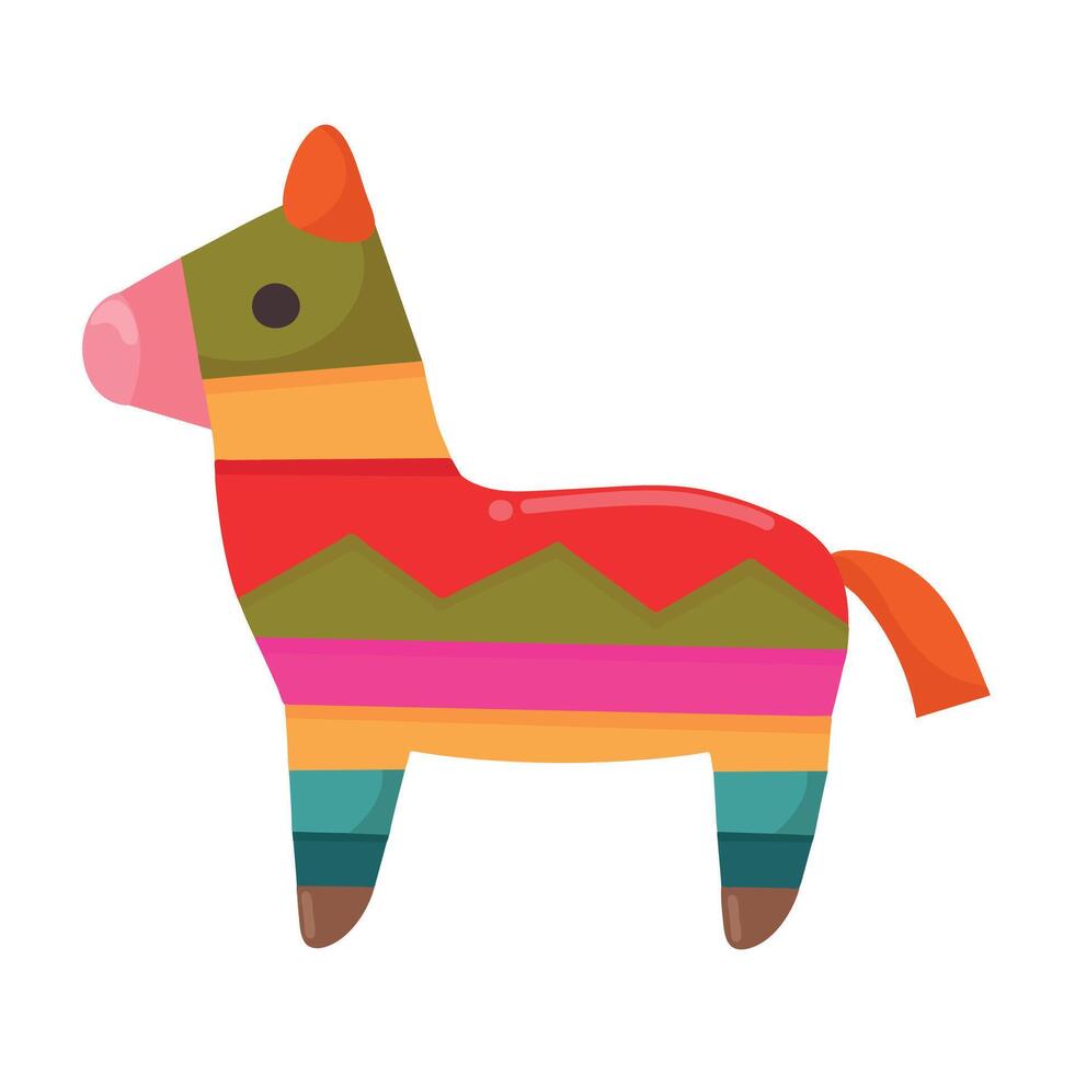 Burro piñata icono clipart avatar logotipo aislado vector ilustracióninsaw