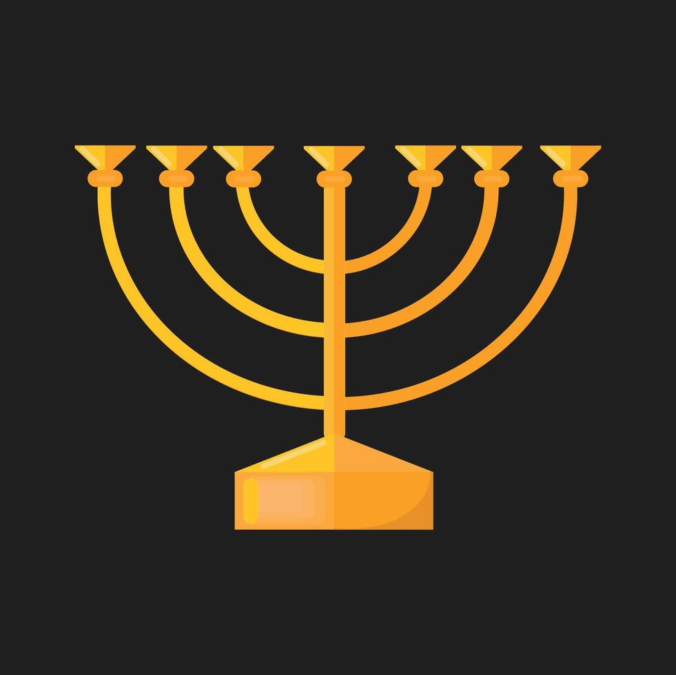 Menorah icon clipart avatar logotype isolated vector illustration