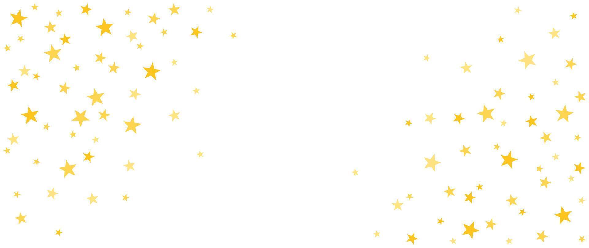 Background with yellow stars. Vector illustration for cover, banner, poster, card, web and packaging.