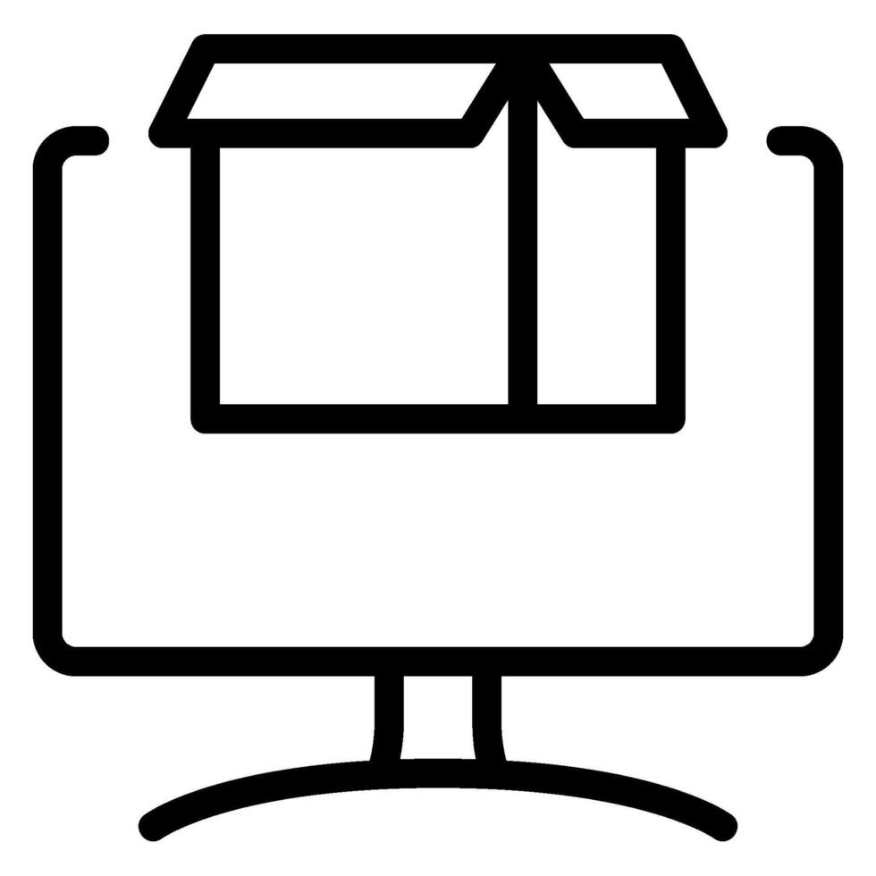 online order line icon vector