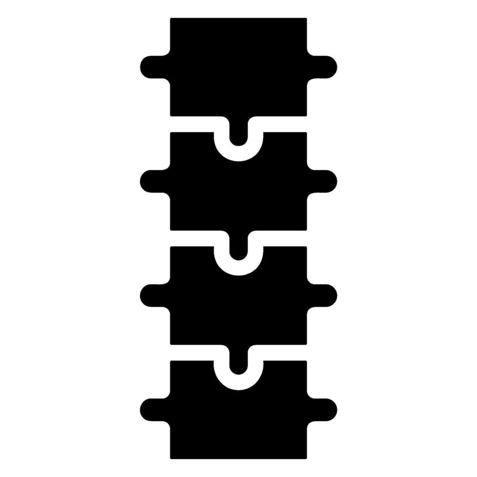 spine glyph icon vector