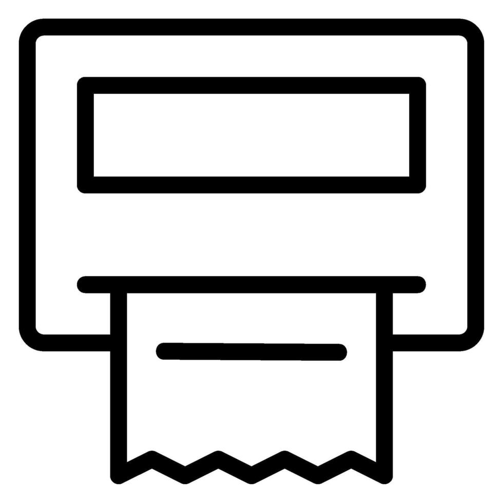 parking meter line icon vector