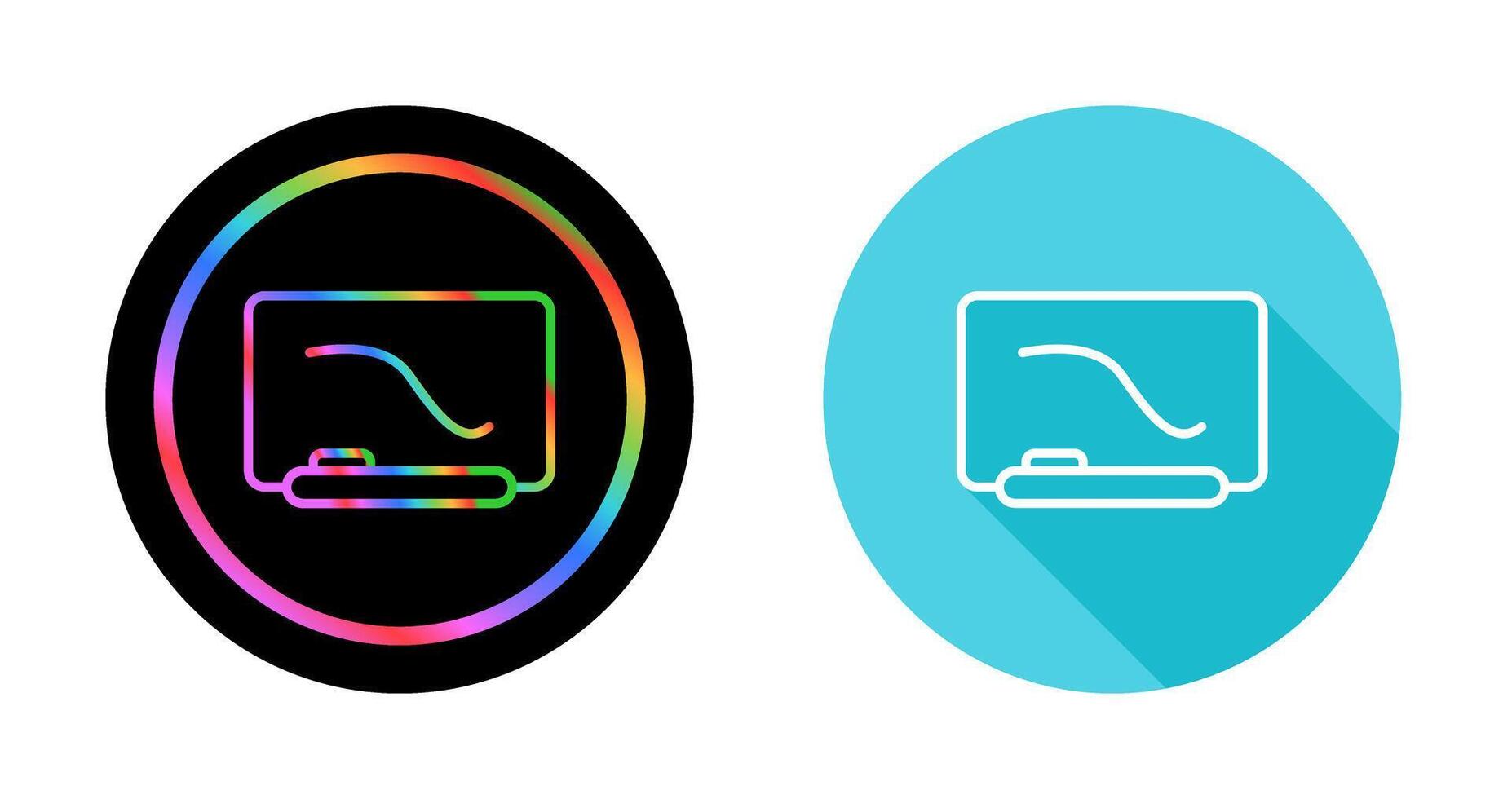 Interactive Whiteboard Vector Icon