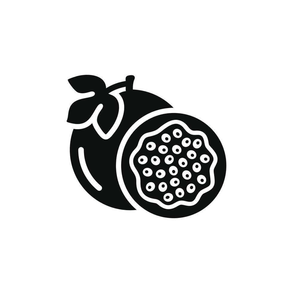 Passion fruit icon isolated on white background vector