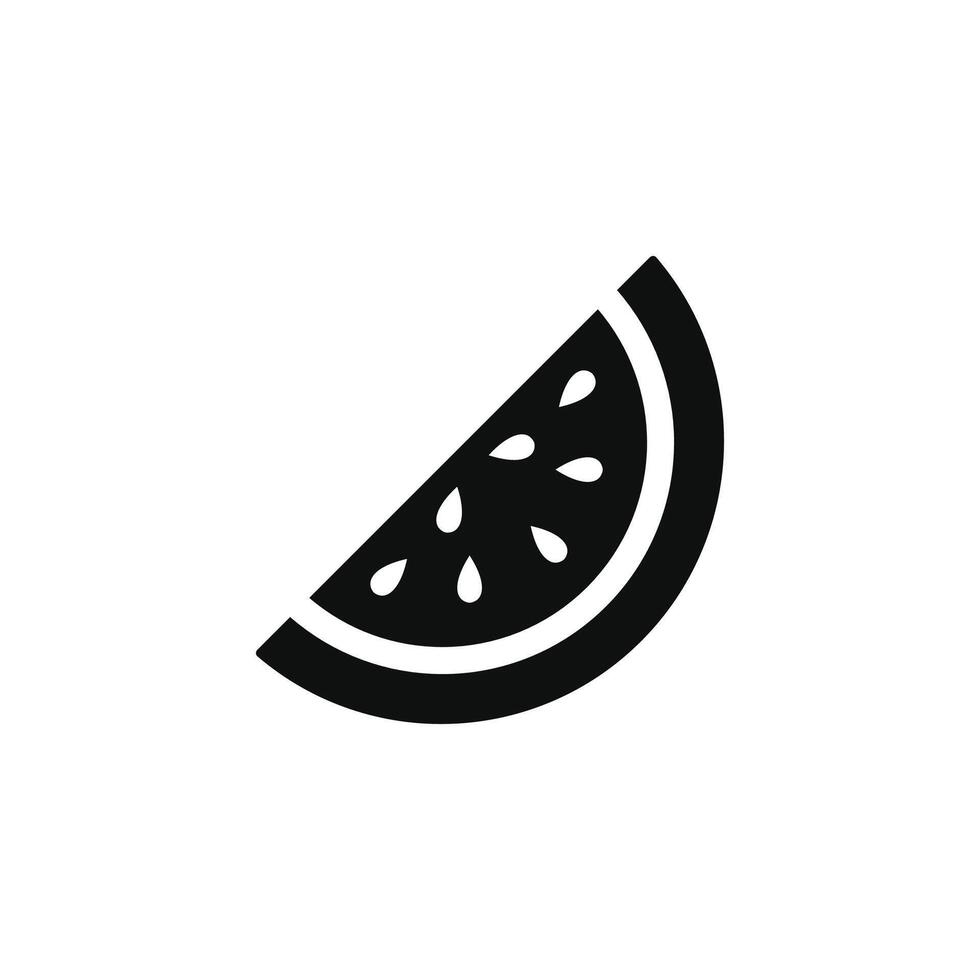 Watermelon icon isolated on white background vector