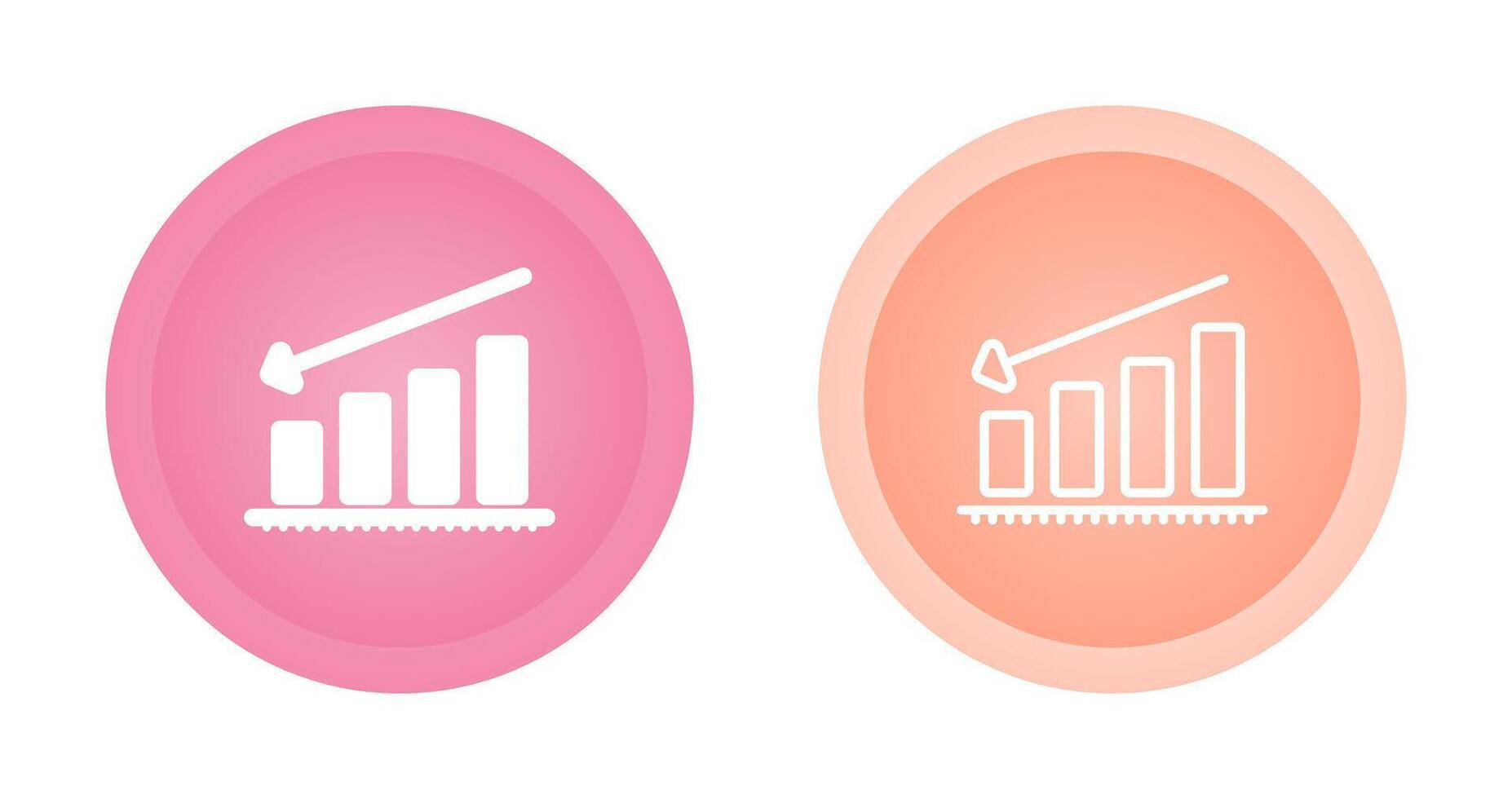 Chart Decreasing Vector Icon