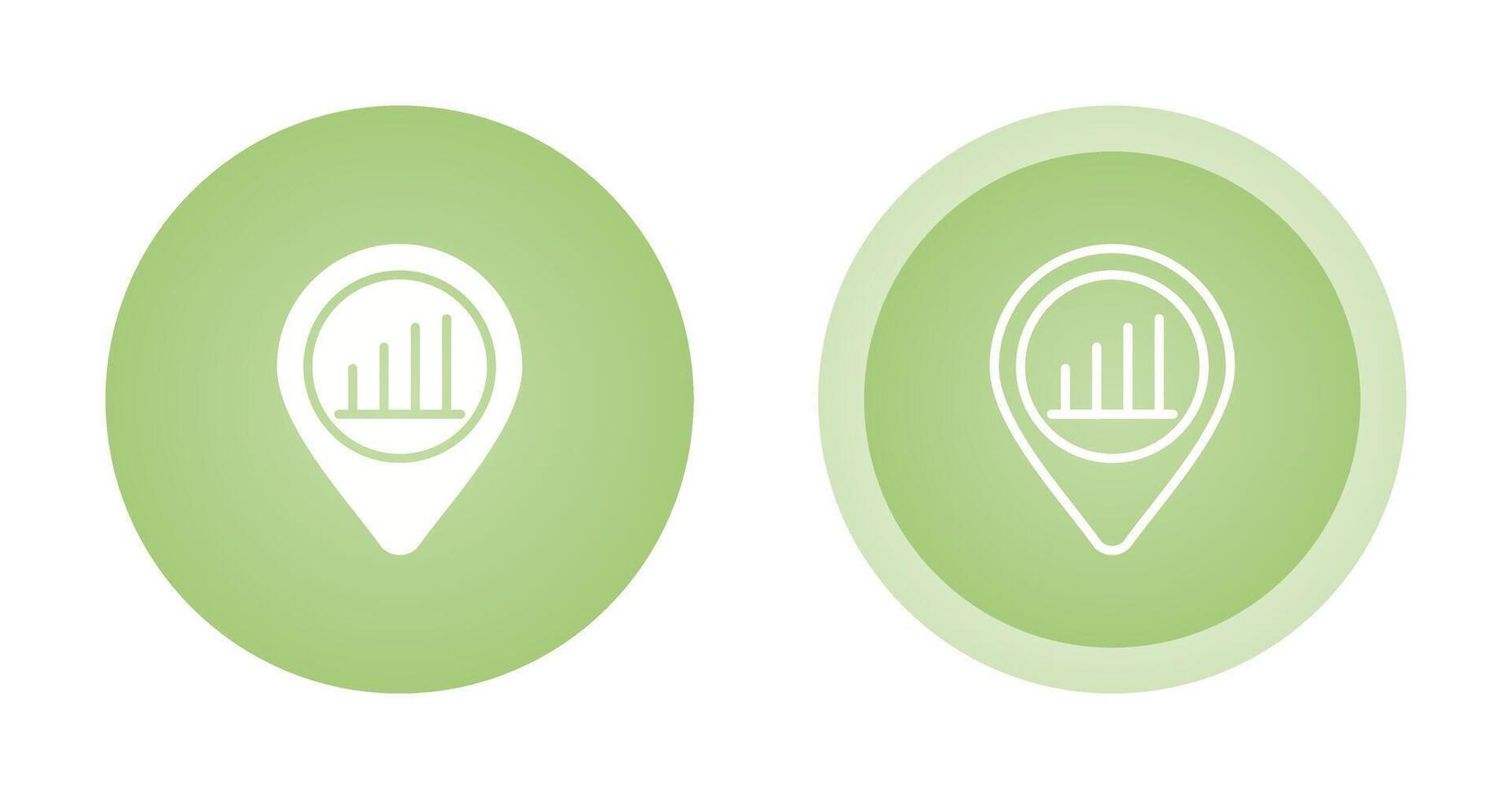 Location Analytics Vector Icon