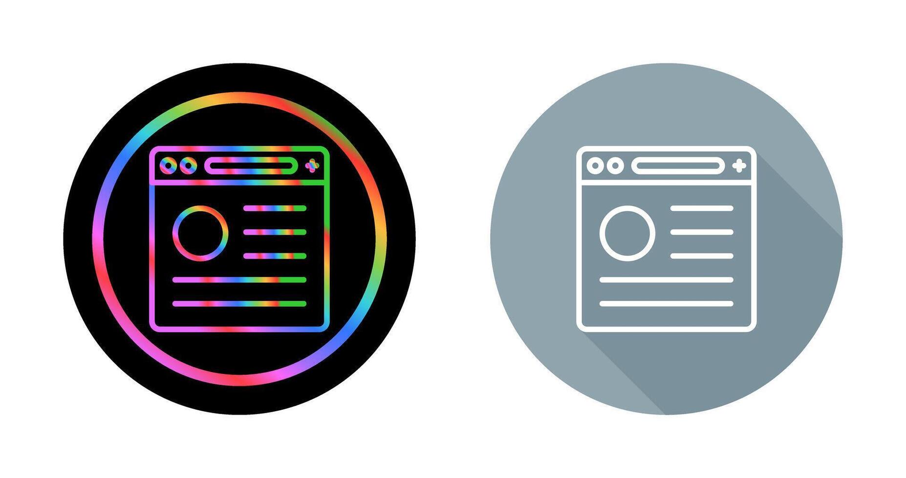 Browser Vector Icon