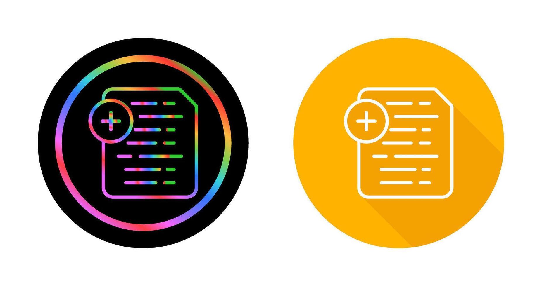 Document Insert Icon Vector Icon