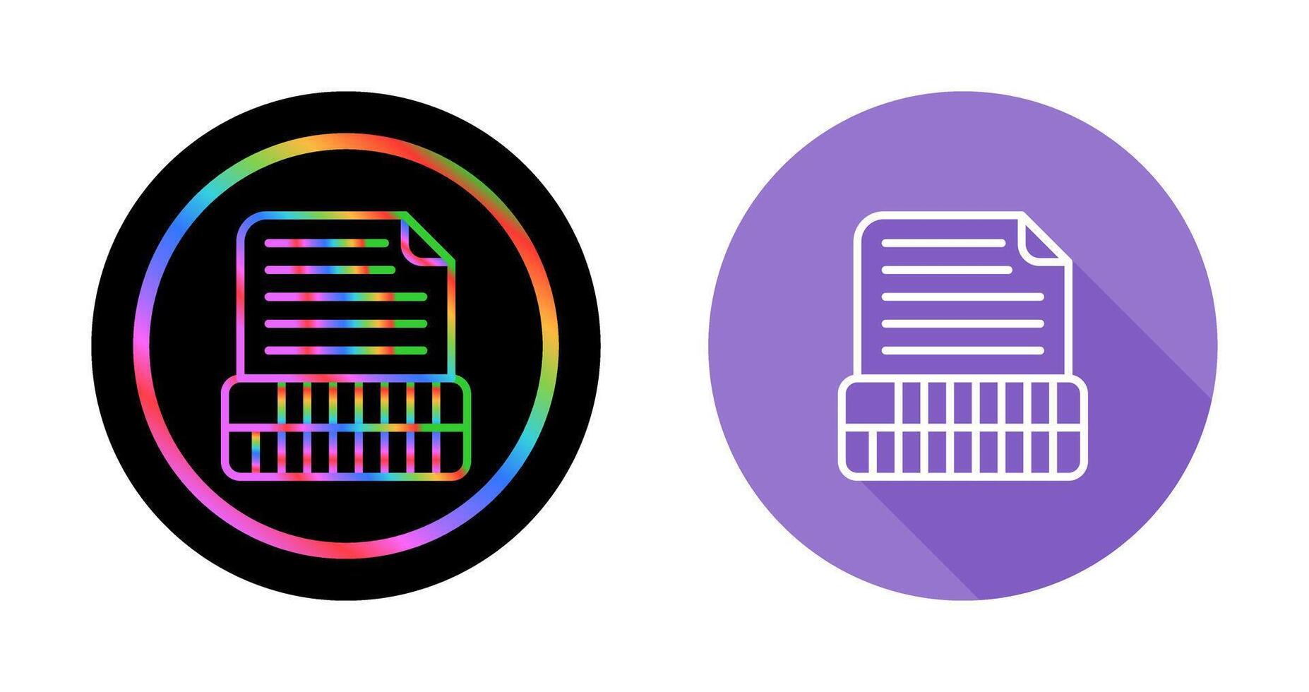Document Insert Table Vector Icon
