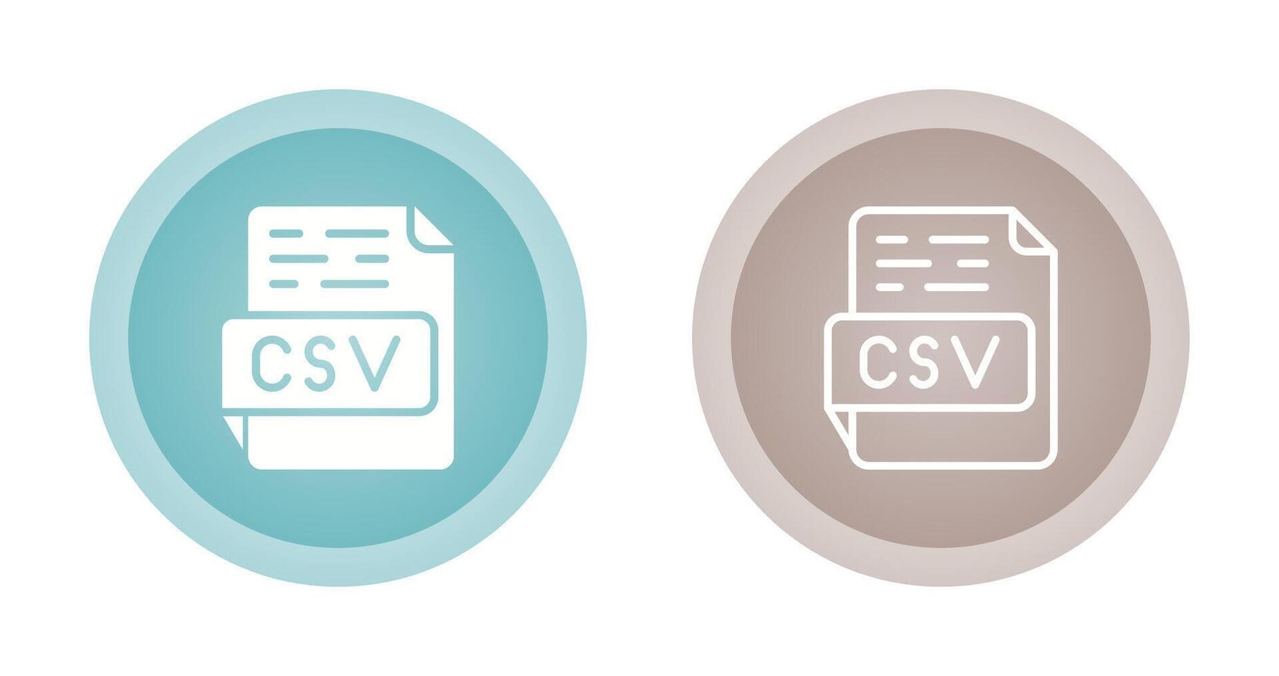 CSV Vector Icon