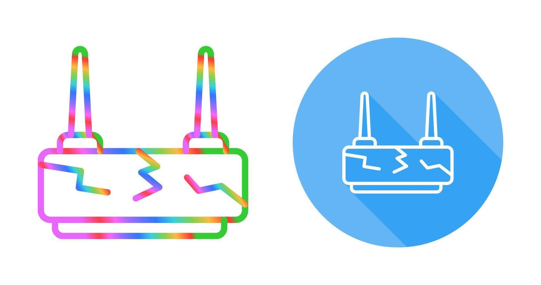 Router Device Vector Icon