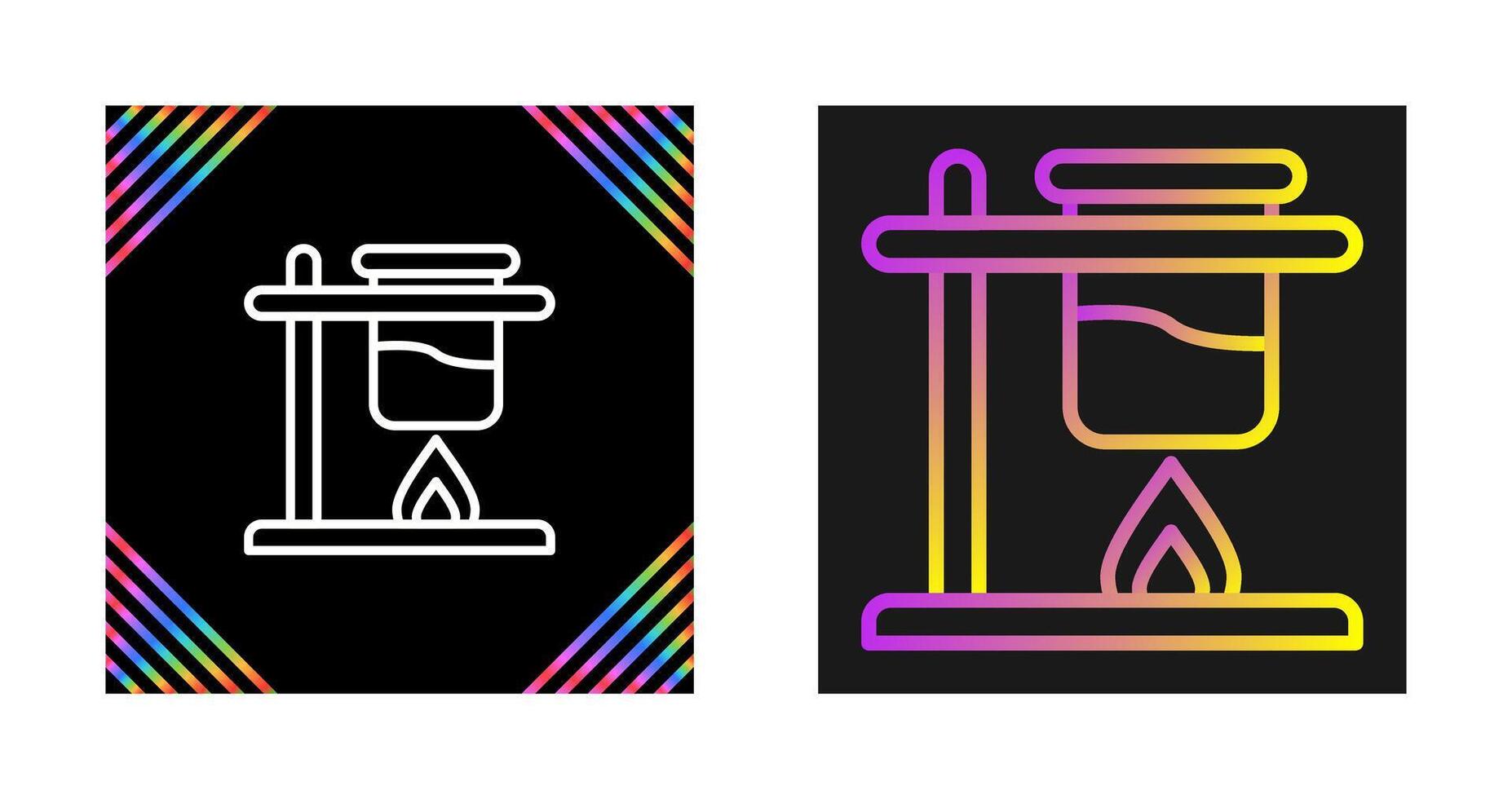 Bunsen Burner Vector Icon