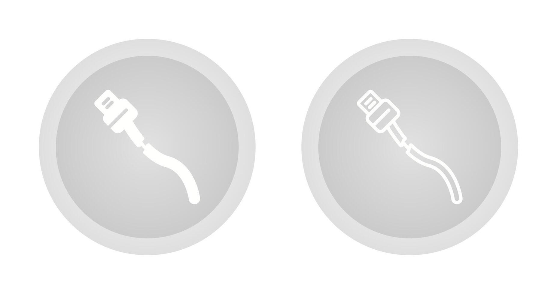 Broken Cable Vector Icon