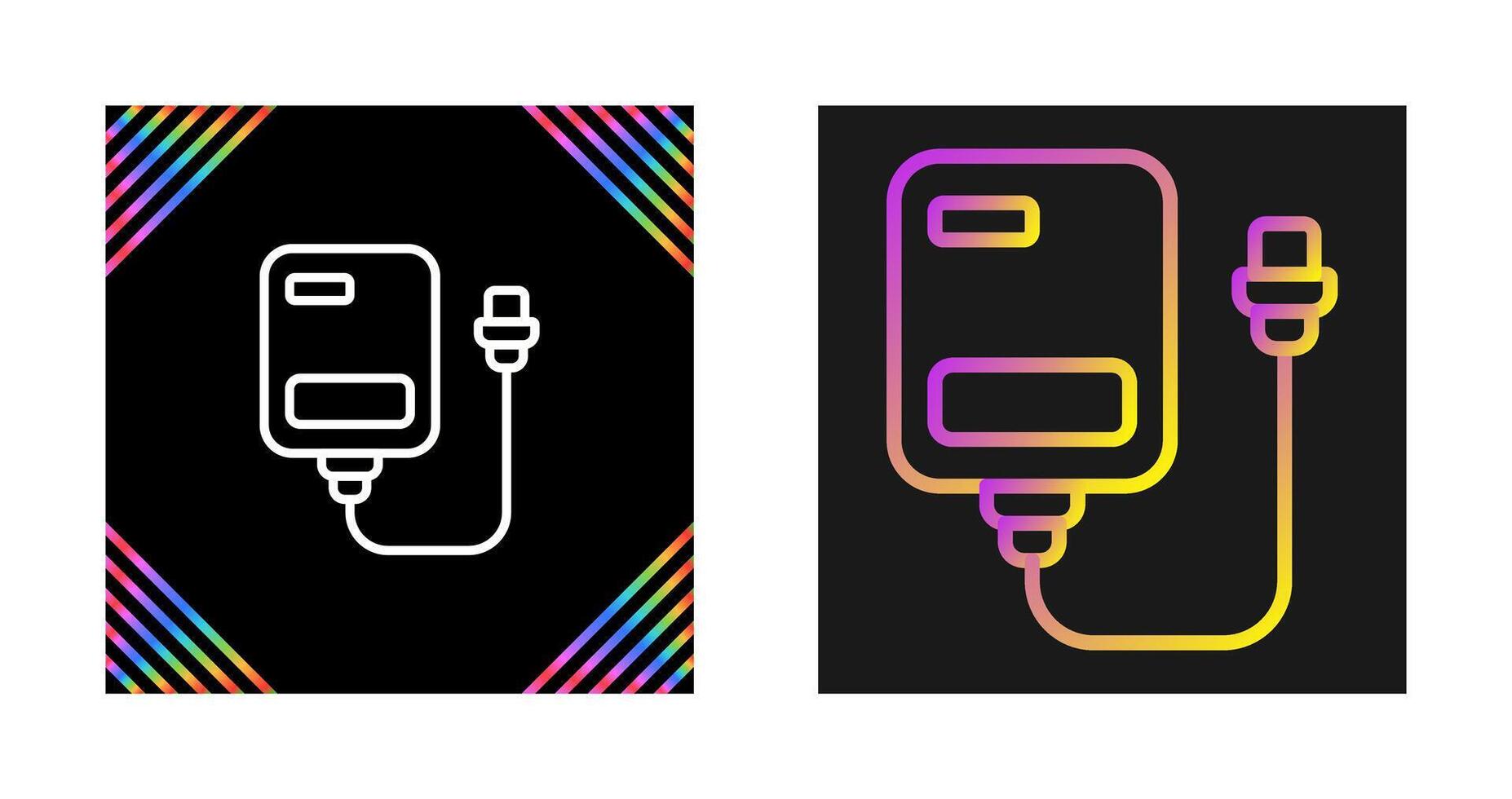 External Hard Drive Vector Icon