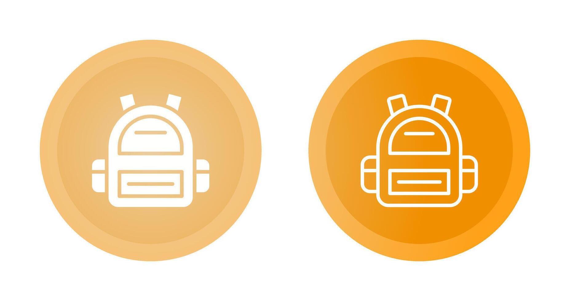 Backpack Vector Icon