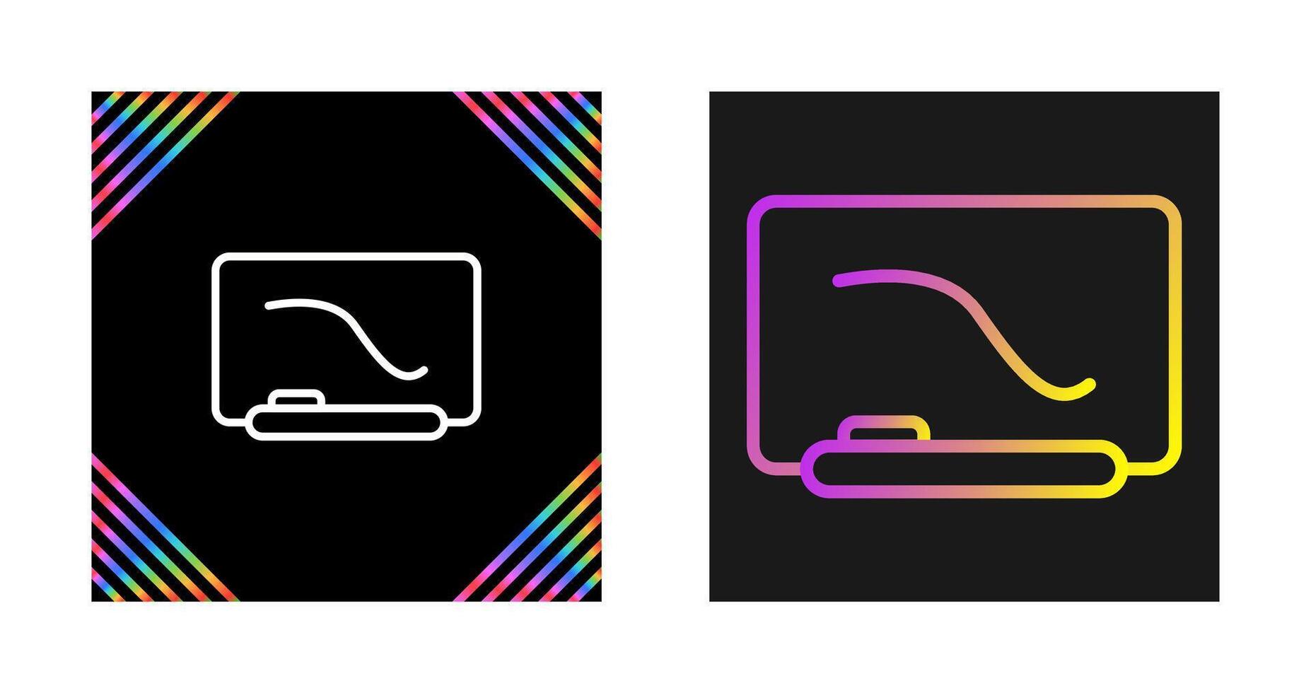 Interactive Whiteboard Vector Icon