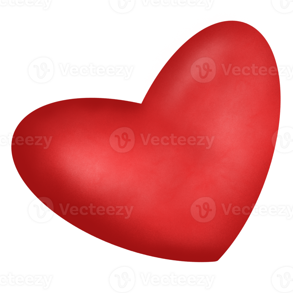 Heart sweet love illustration. png