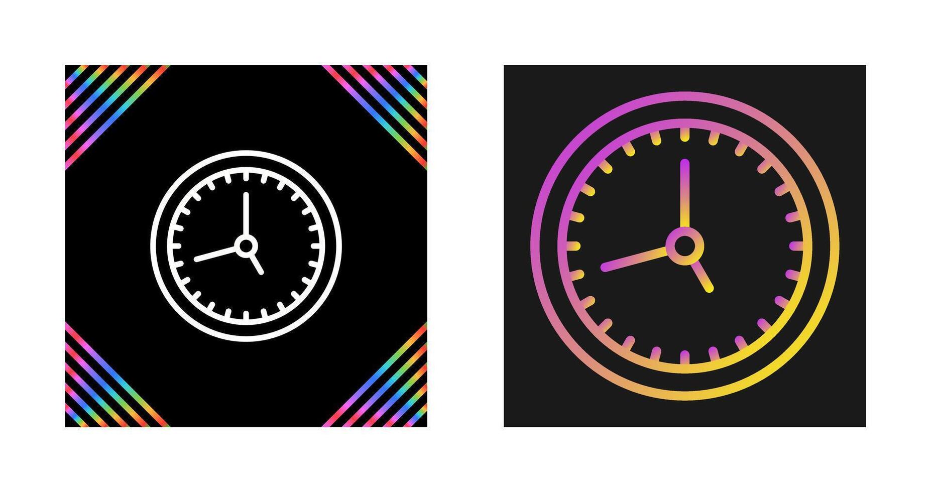 icono de vector de reloj