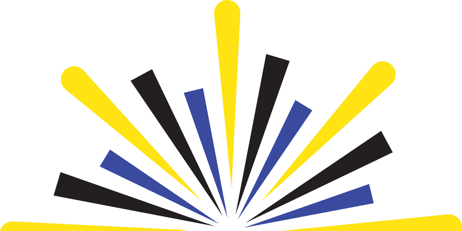 Firework design illustration isolated on transparent background png