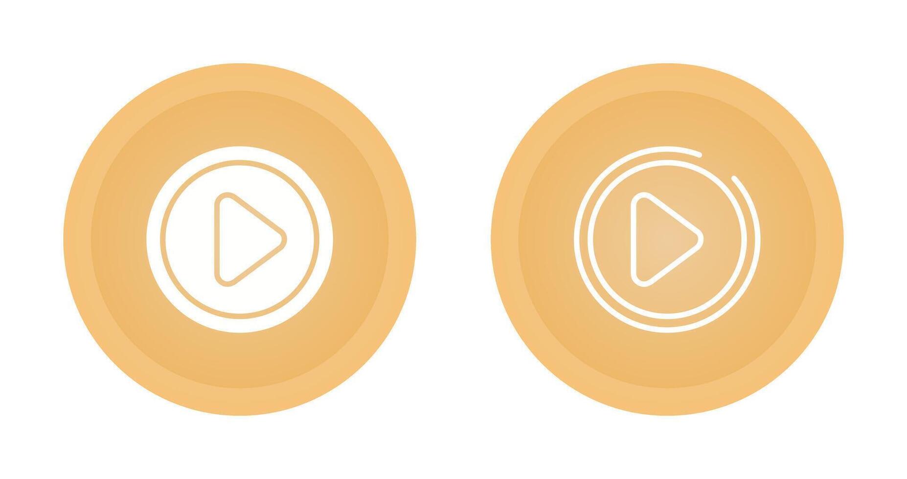 Play Button Vector Icon