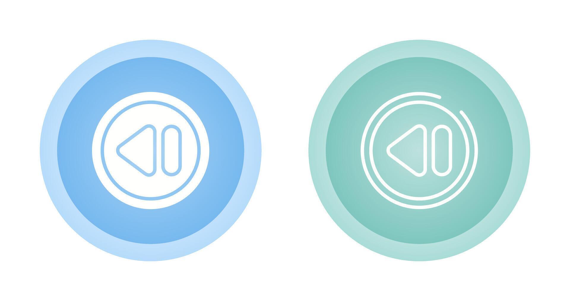 Rewind Button Vector Icon 38342024 Vector Art at Vecteezy