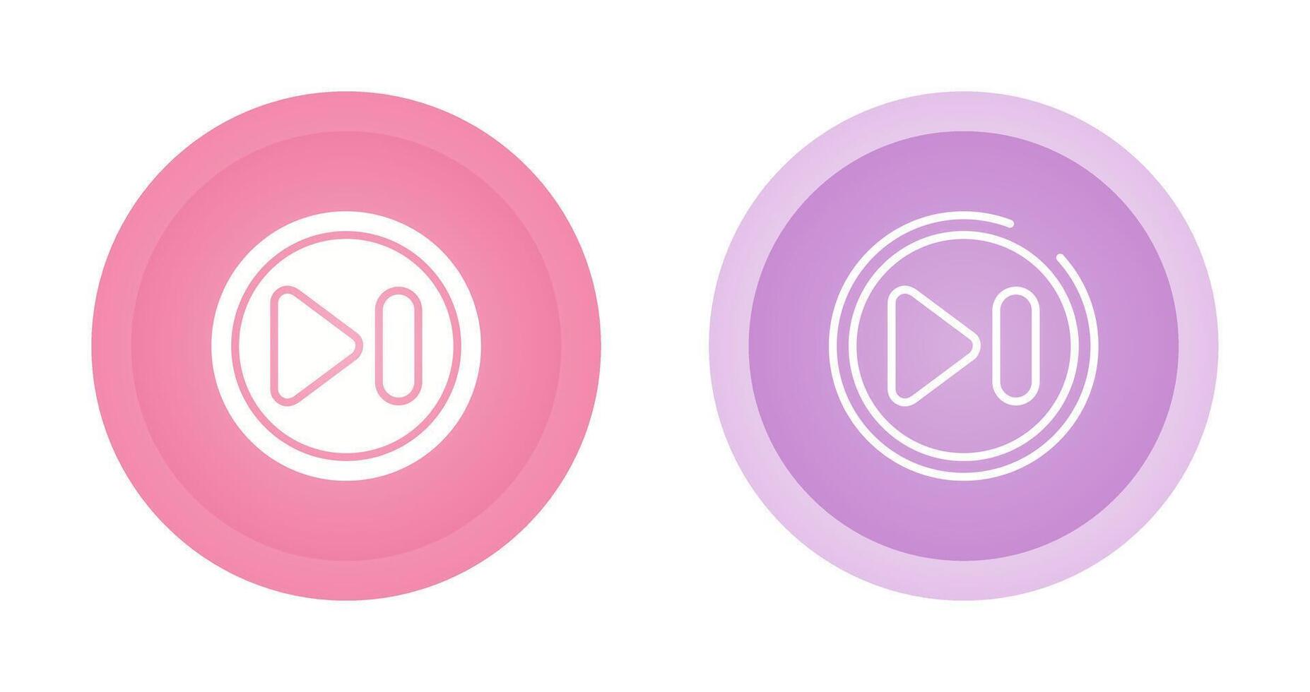 Next Track Button Vector Icon