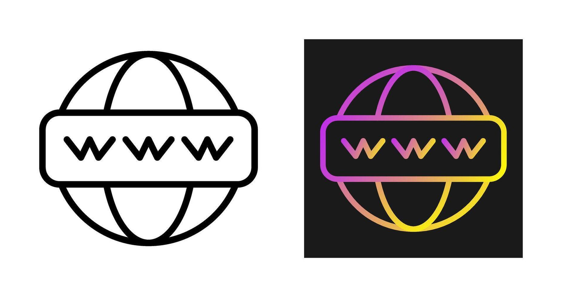 World Wide Web Vector Icon