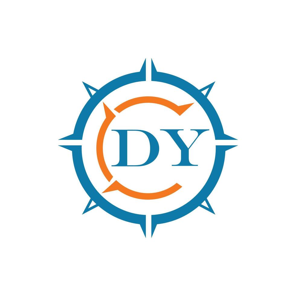 DY logo design vector