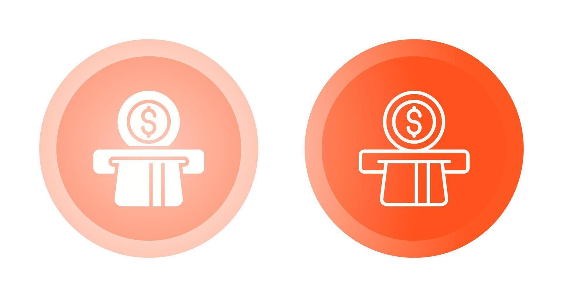 Automated Teller Machine Vector Icon