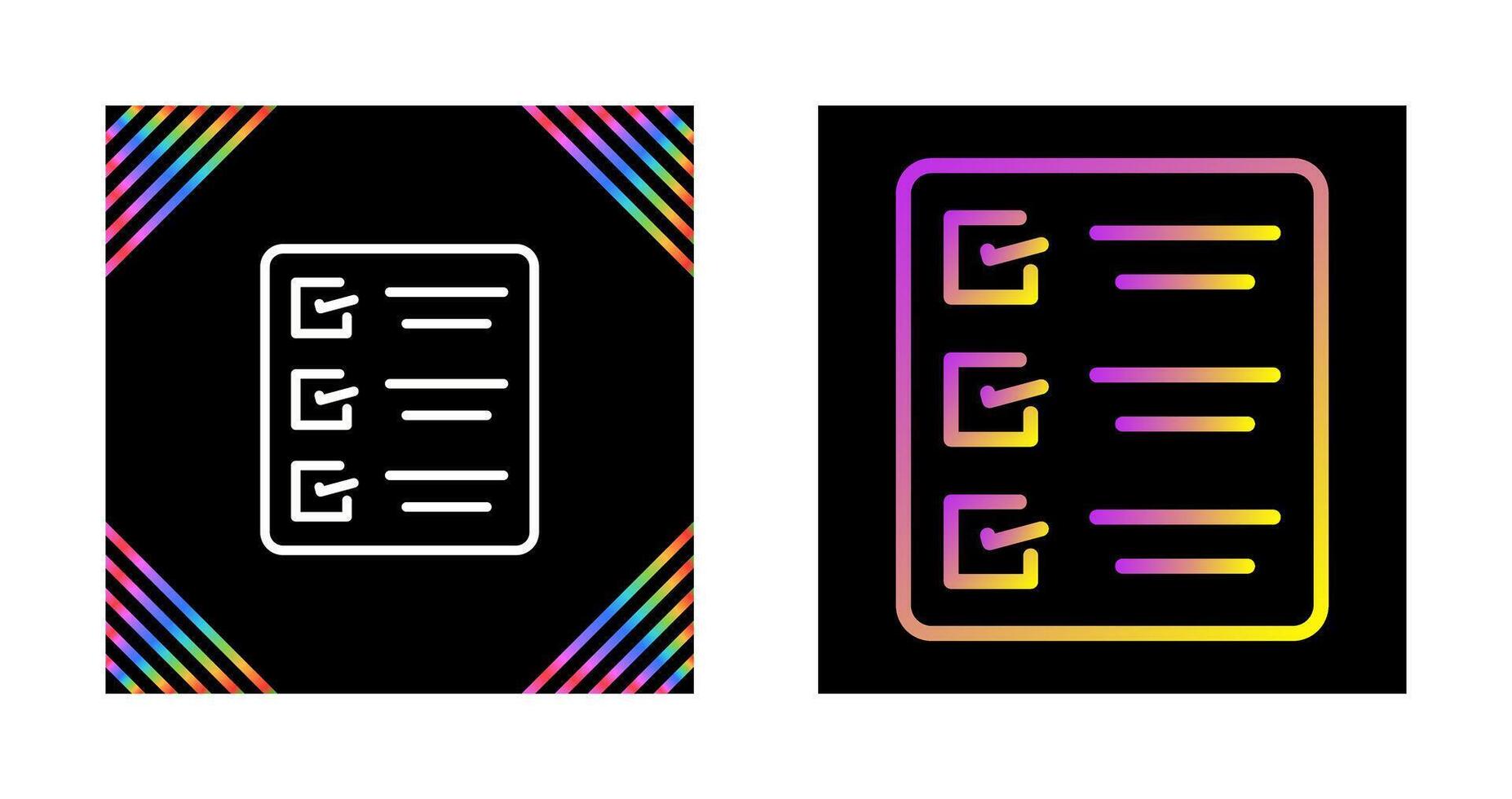 Task list Vector Icon