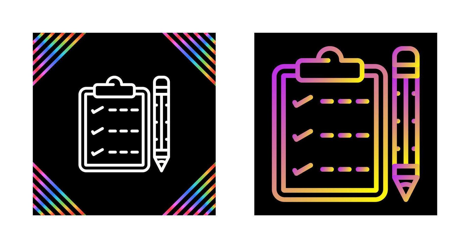 Writing pad Vector Icon