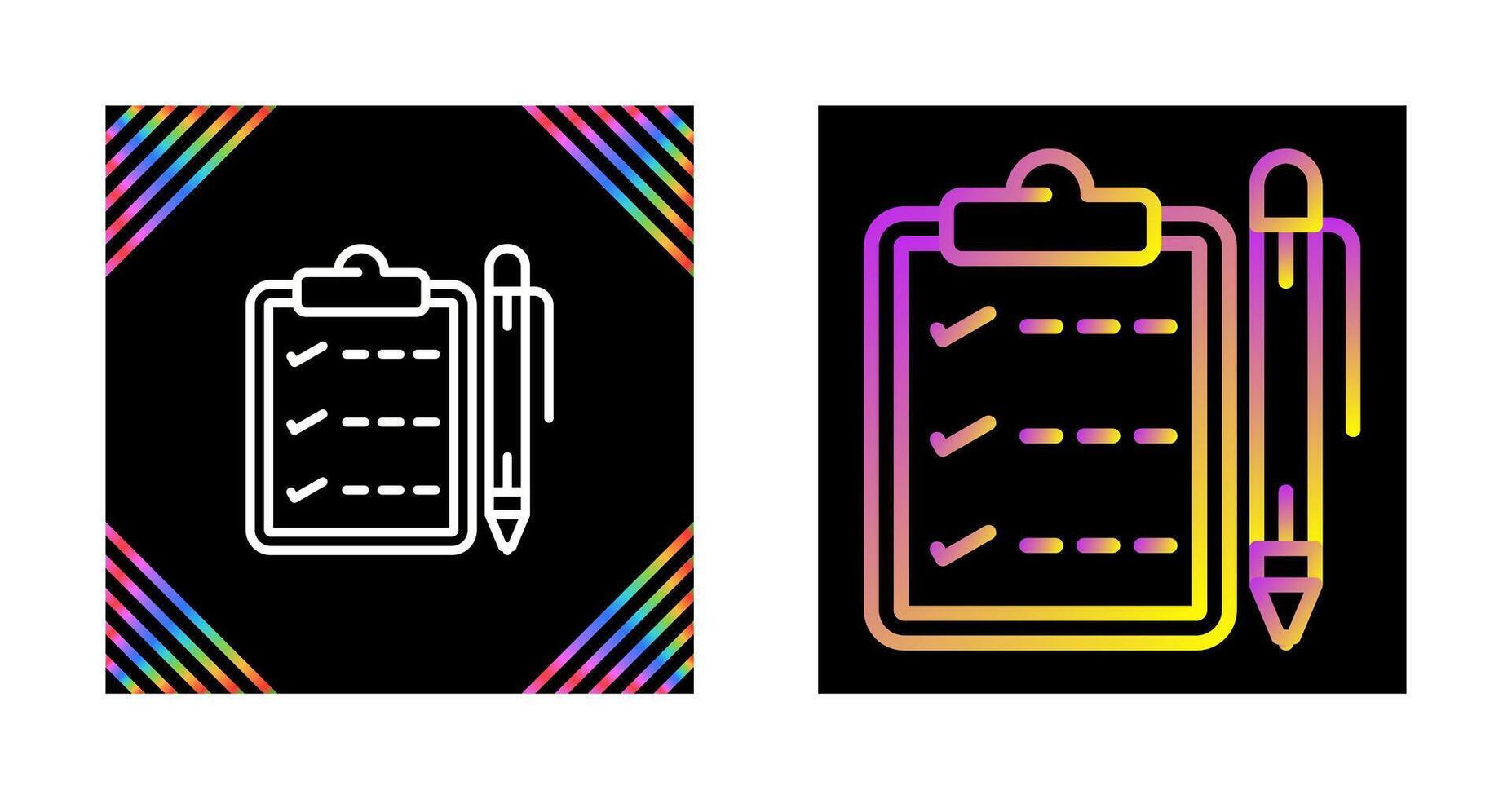 Notepad with pen Vector Icon