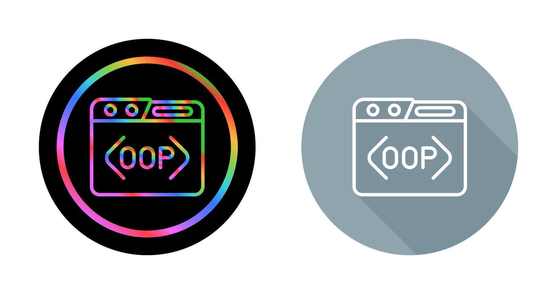 OOP Vector Icon