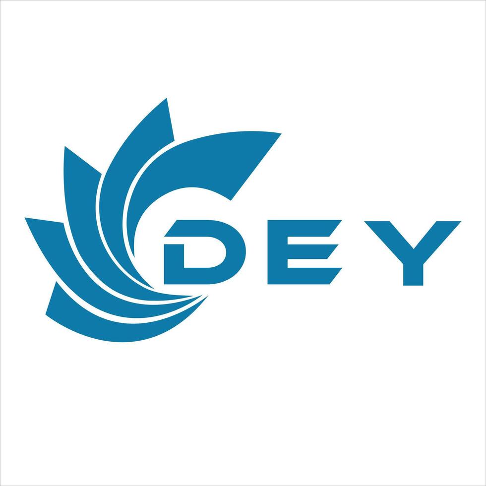 DEY letter design. DEY letter technology logo design on white background. vector