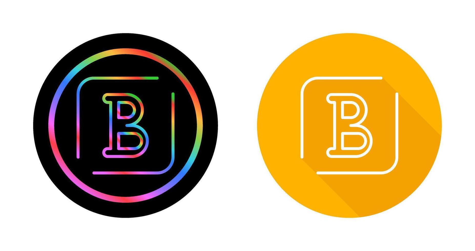 Bold Vector Icon