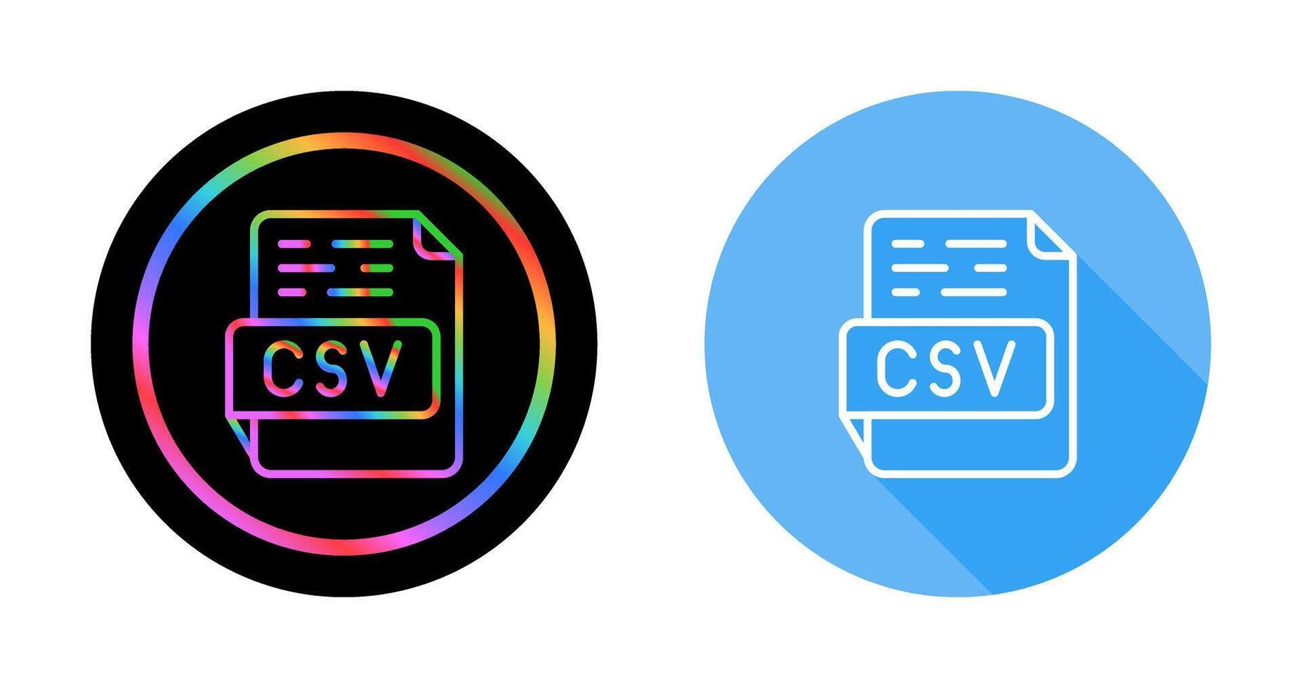 CSV Vector Icon