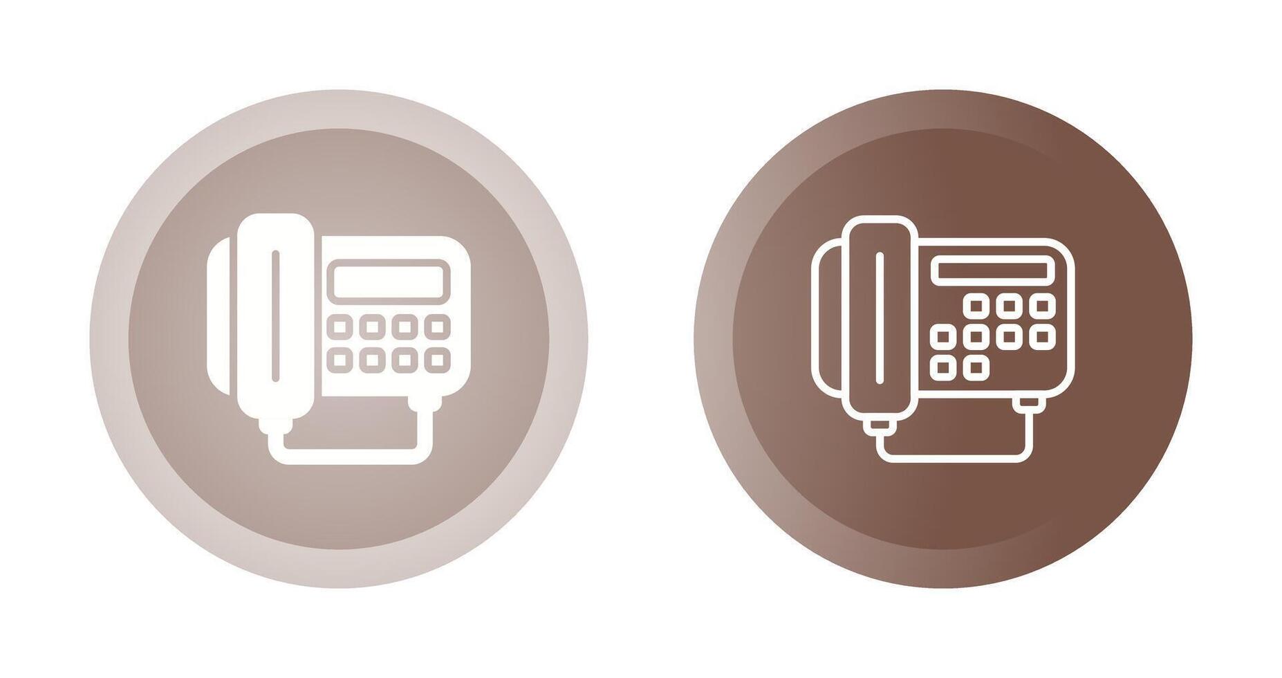 Fax Machine Vector Icon