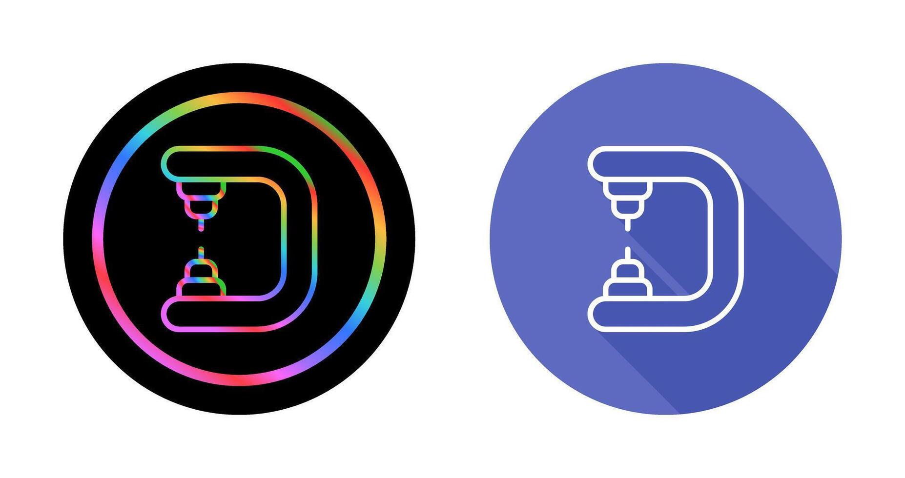 Drill press Vector Icon