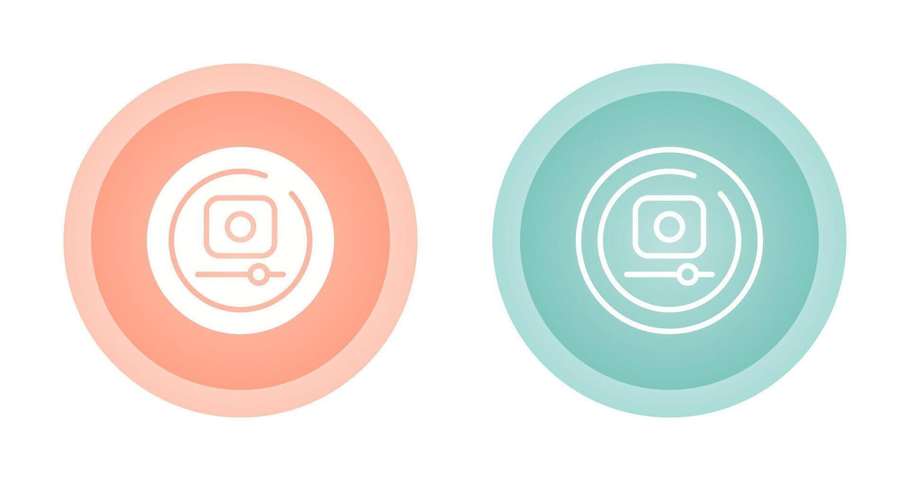 Video Record Circle Vector Icon