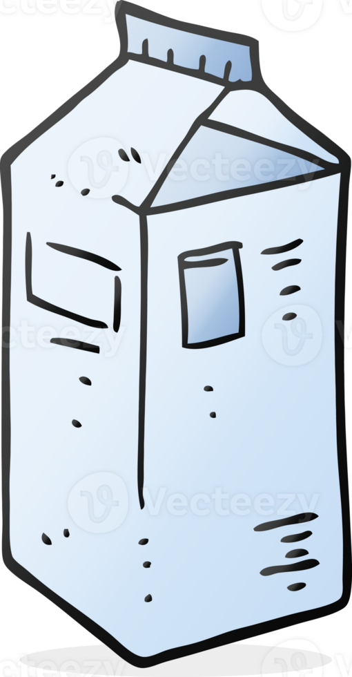 cartoon milk carton png
