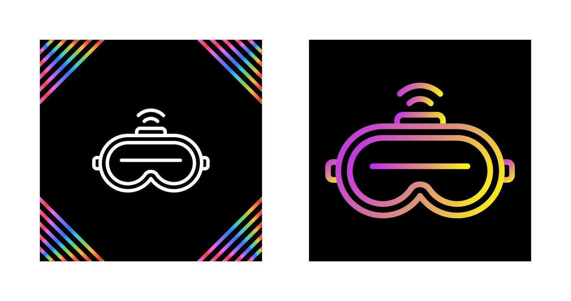 Augmented Reality Headset Vector Icon