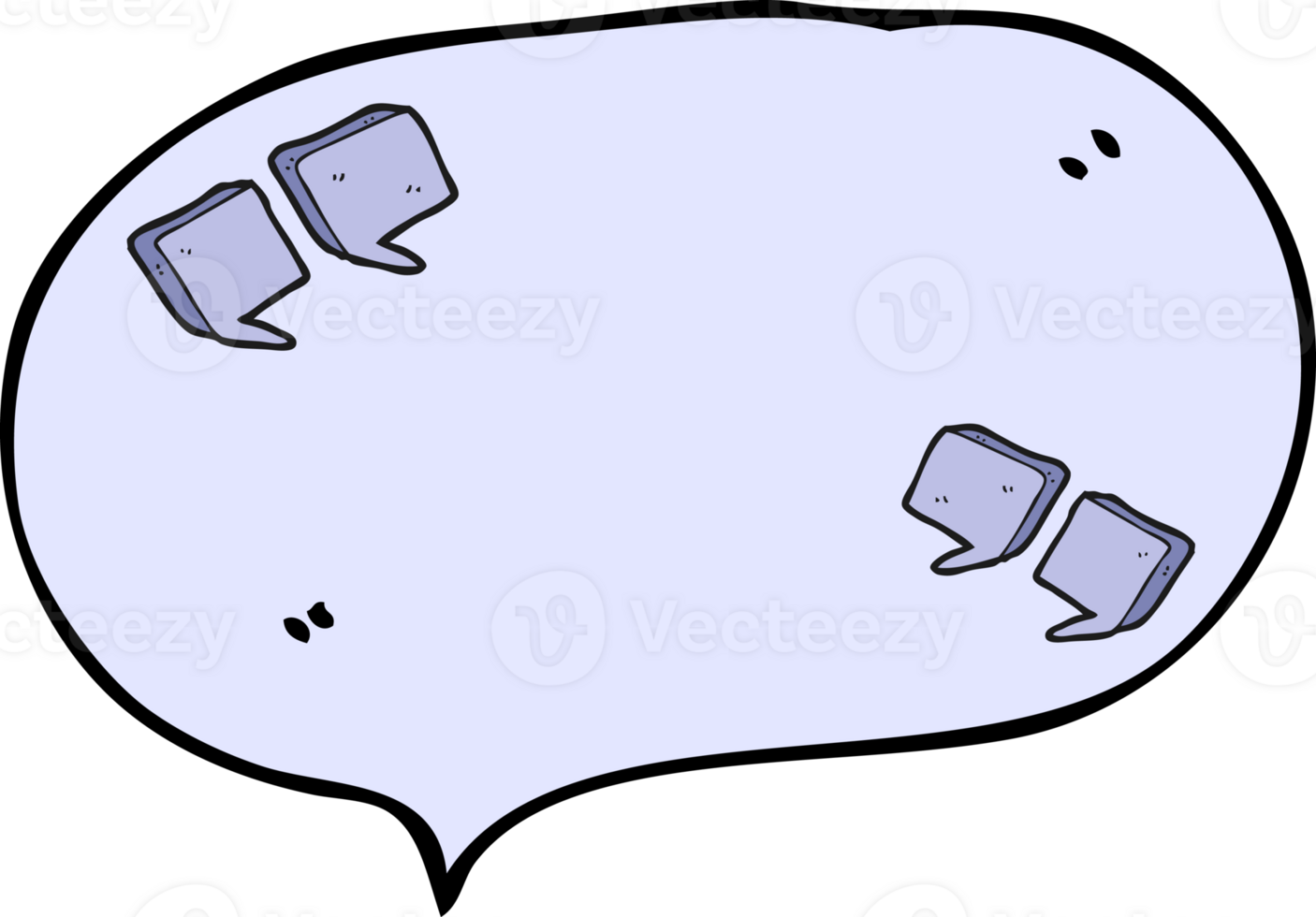 speech bubble cartoon quote marks png