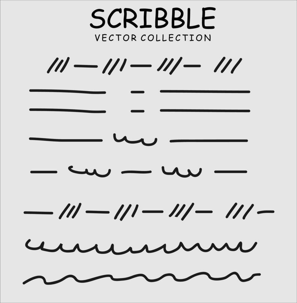 Charcoal pencil curly lines and squiggles. Scribble brush strokes vector set. Hand drawn marker scribbles. Black pencil sketches. Brush stroke lines, squiggles, daubs isolated.