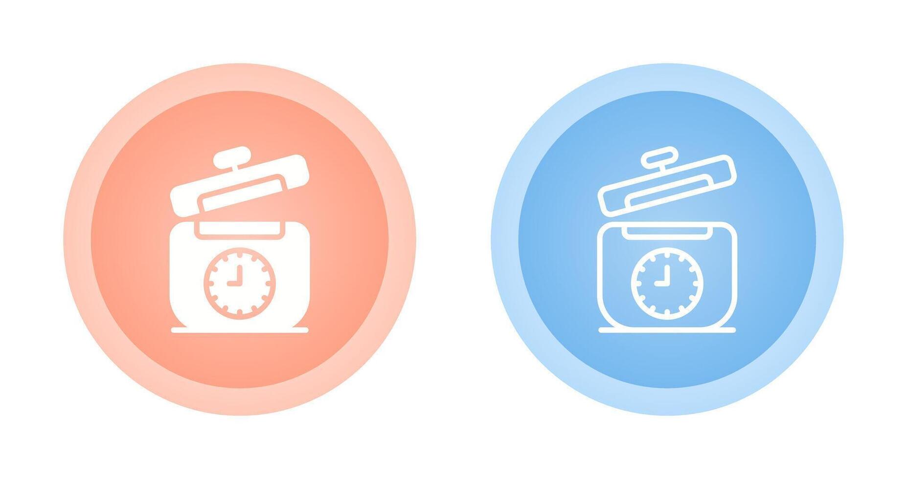 presión Horno vector icono